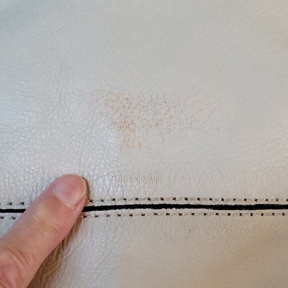 MICHAEL Michael Kors Large Cream Hobo Shoulder Bag Tote - Picture 7 of 13